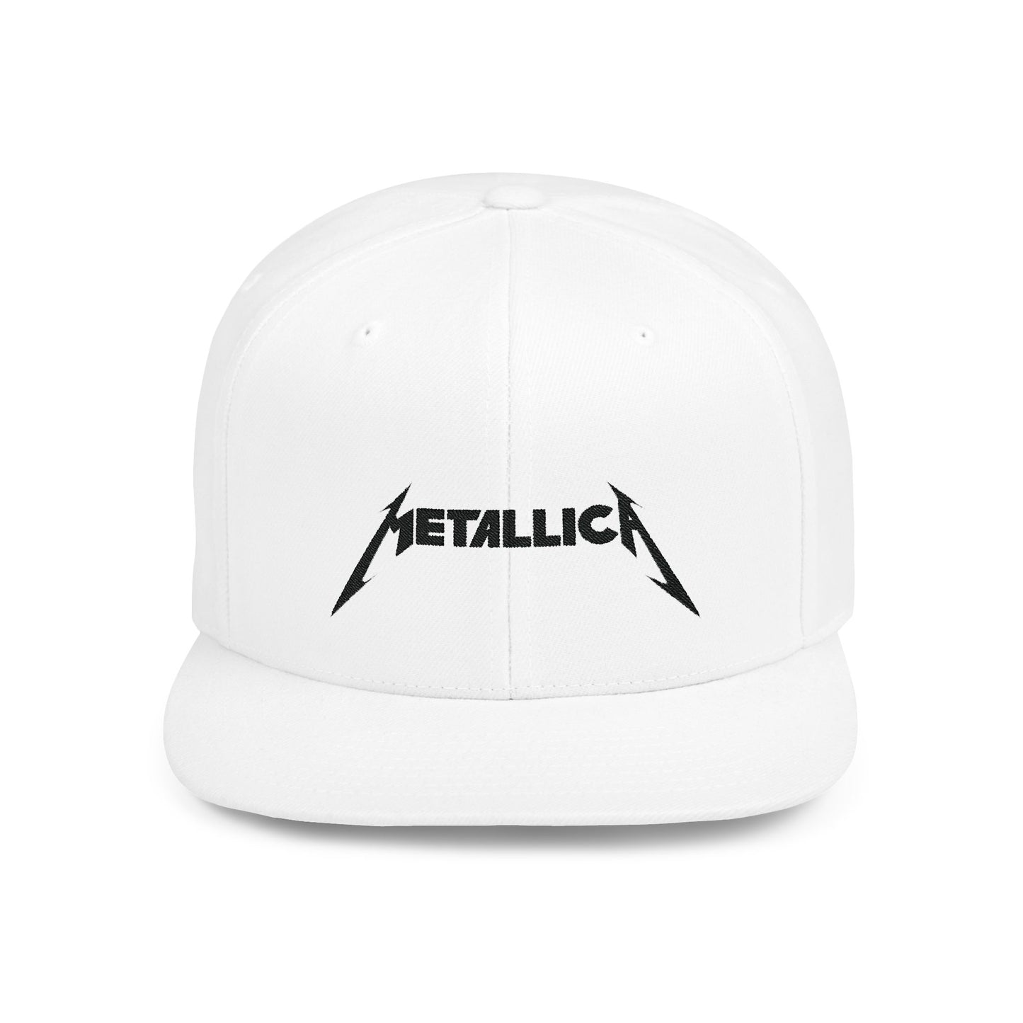 Metallica Flat Bill Snapback – Lightweight, Custom Fit, Premium Quality