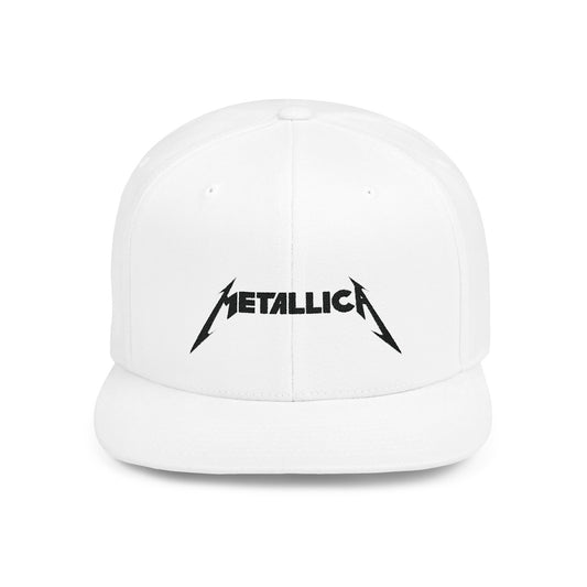 Metallica Flat Bill Snapback – Lightweight, Custom Fit, Premium Quality