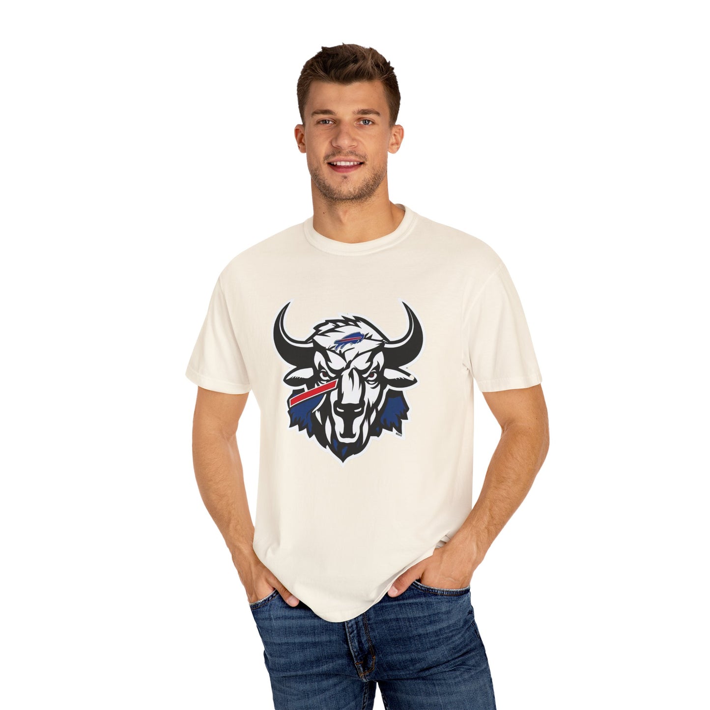 Buffalo Bills New Style Garment-Dyed T-Shirt – Premium Cotton Tee for Customization