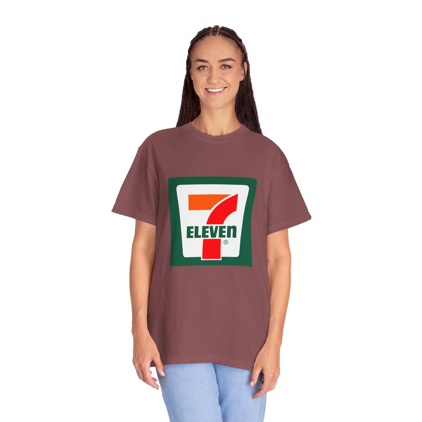 7 Eleven Garment-Dyed T-Shirt – Premium Cotton Tee for Customization