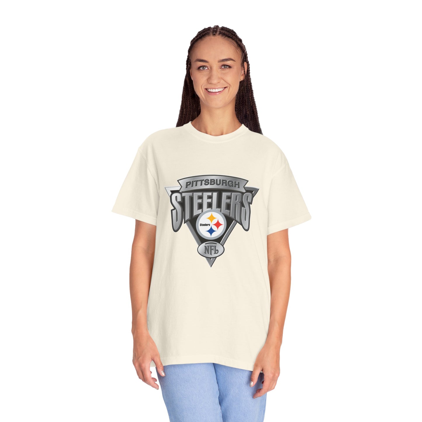 Pittsburgh Steelers Nation Garment-Dyed T-Shirt – Premium Cotton Tee for Customization