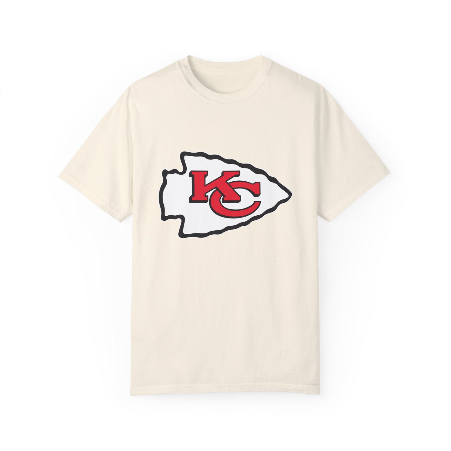 Kansas City Chiefs Collectibles Garment-Dyed T-Shirt – Premium Cotton Tee for Customization