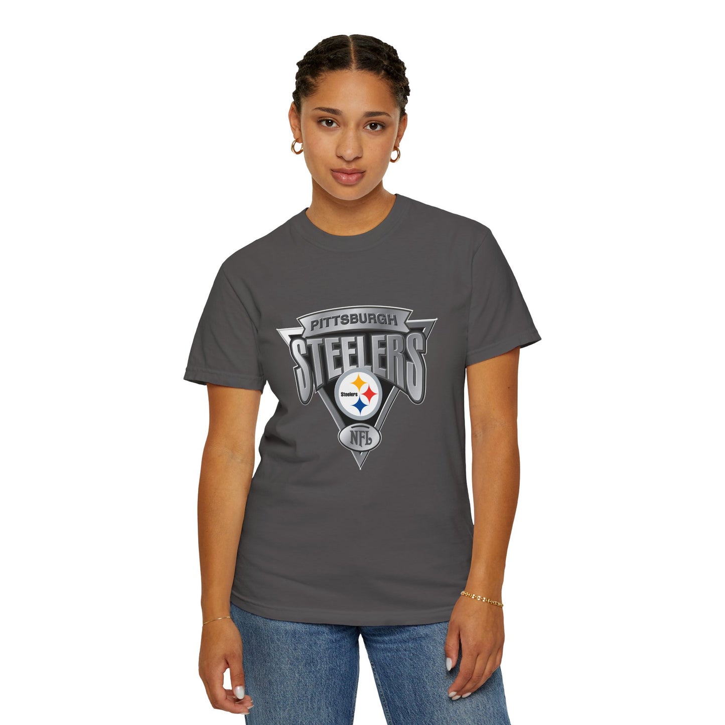 Pittsburgh Steelers Nation Garment-Dyed T-Shirt – Premium Cotton Tee for Customization