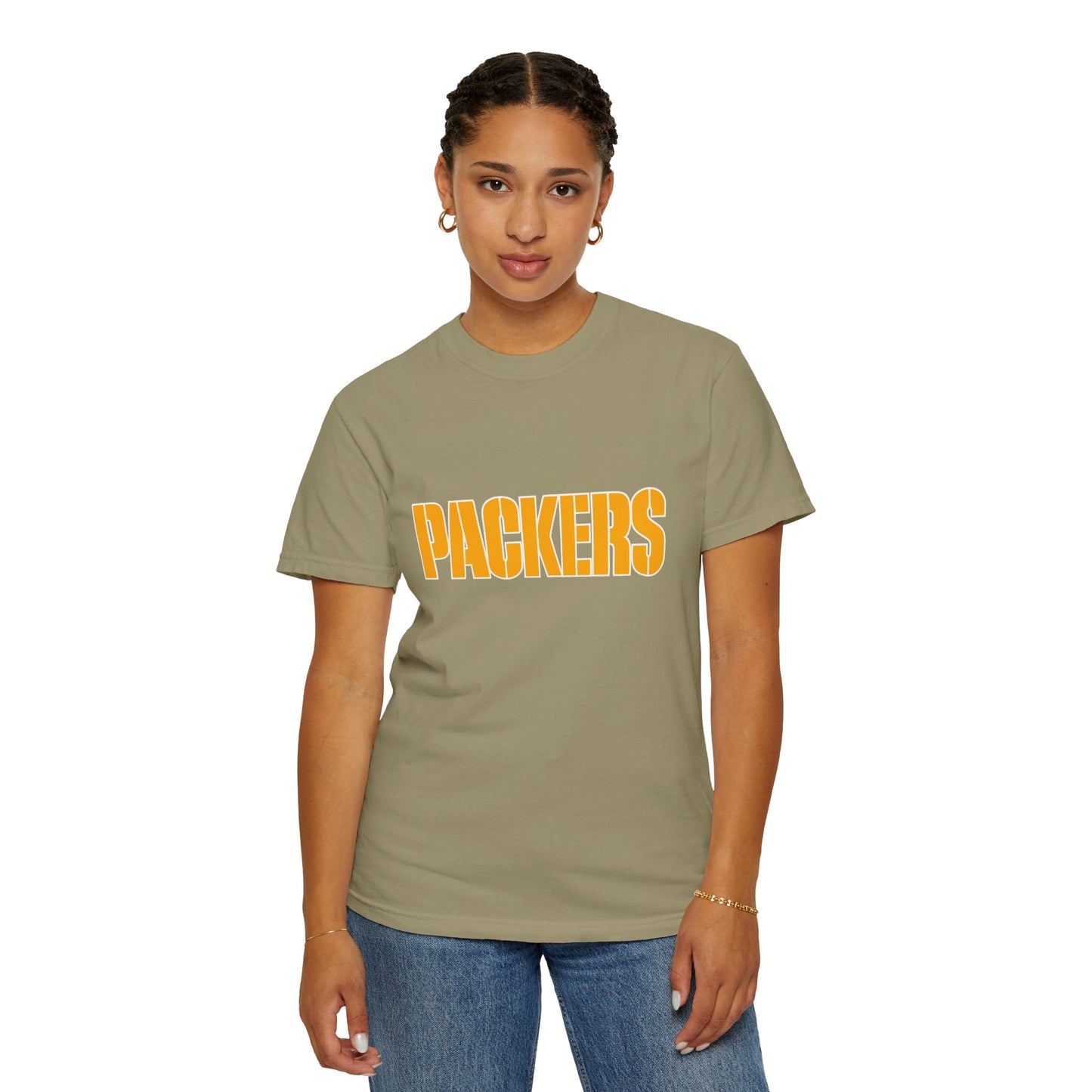 Green Bay Packers Gear Garment-Dyed T-Shirt – Premium Cotton Tee for Customization