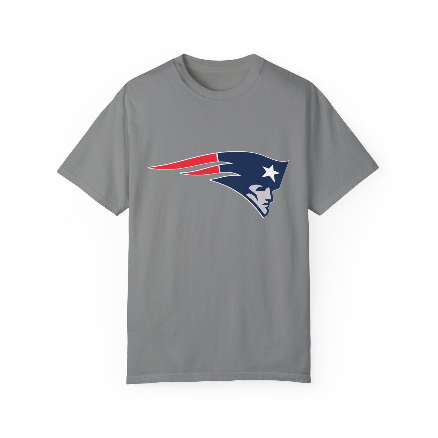 New England Patriots Gear Garment-Dyed T-Shirt – Premium Cotton Tee for Customization