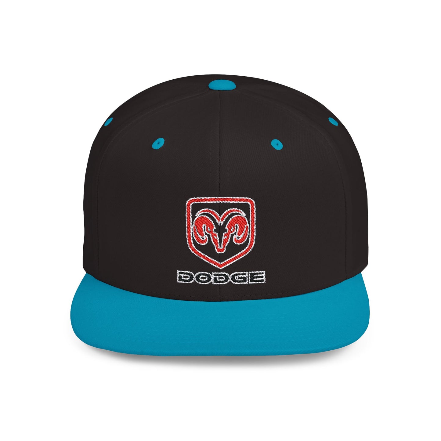 Dodge Flat Bill Snapback – Lightweight, Custom Fit, Premium Quality