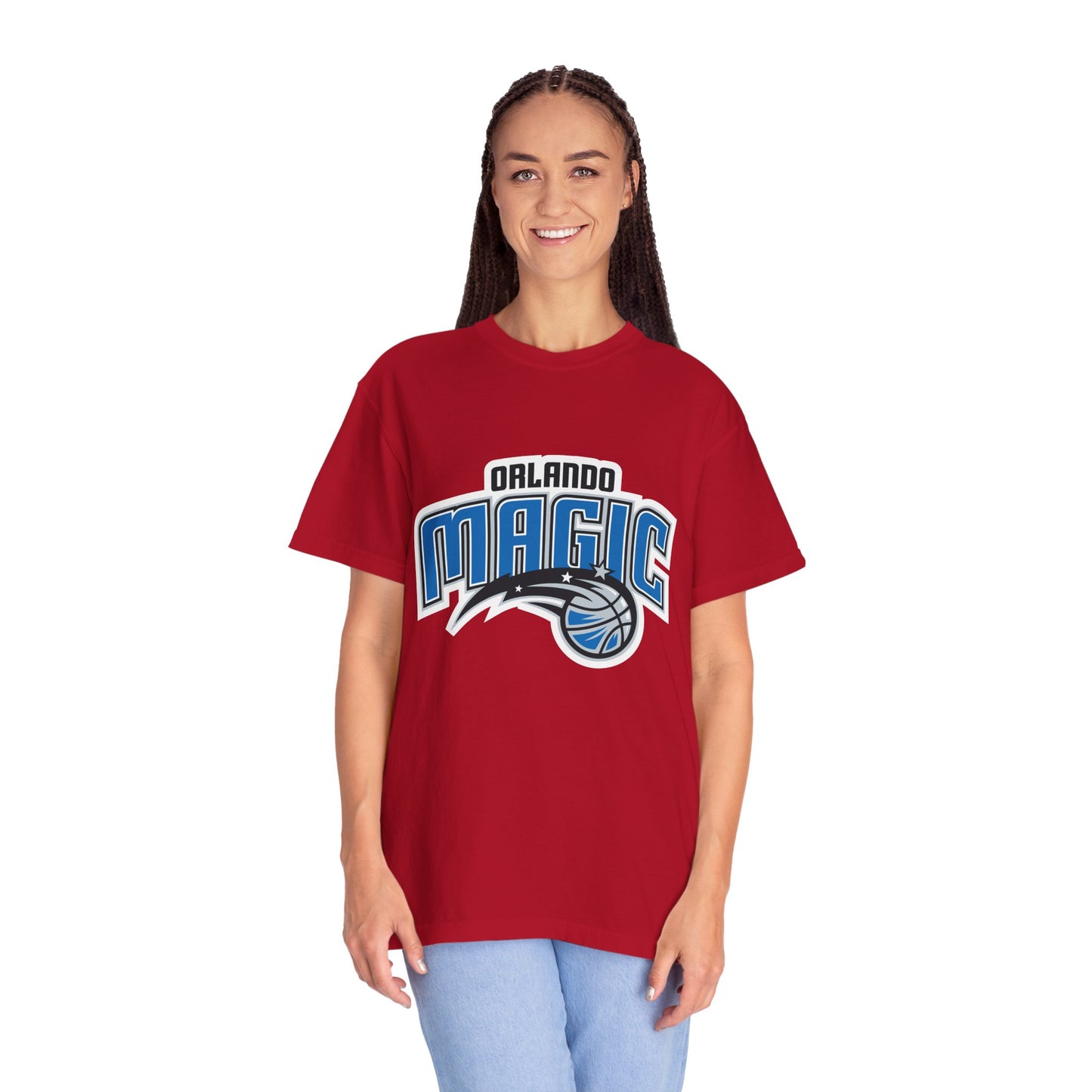 Orlando Magic Hoop Lifestyle Garment-Dyed T-Shirt – Premium Cotton Tee for Customization