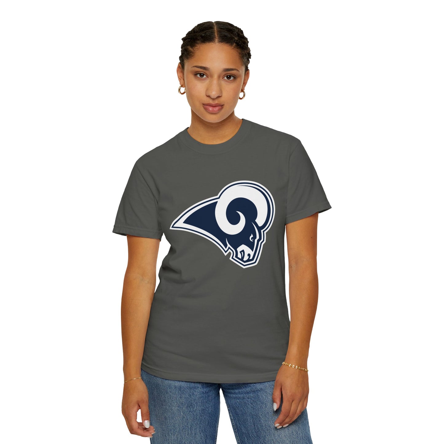 Los Angeles Rams Fan Gifts Garment-Dyed T-Shirt – Premium Cotton Tee for Customization