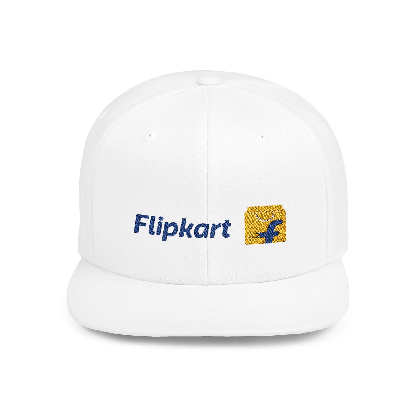 Flipkart Flat Bill Snapback – Lightweight, Custom Fit, Premium Quality