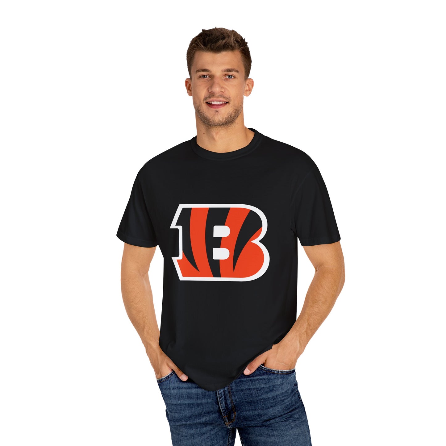 Cincinnati Bengals NFL Garment-Dyed T-Shirt – Premium Cotton Tee for Customization