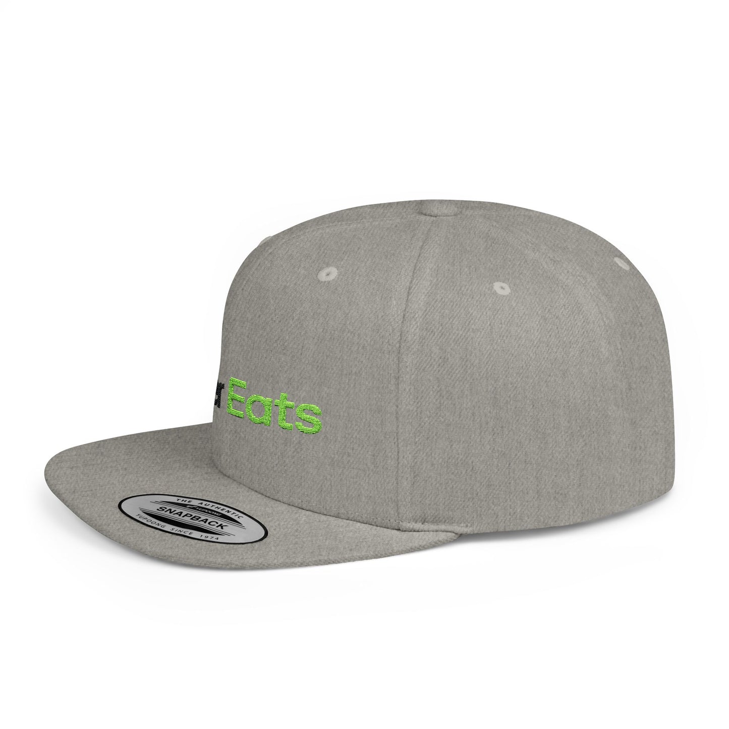 Uber Eat Flat Bill Snapback – Lightweight, Custom Fit, Premium Quality