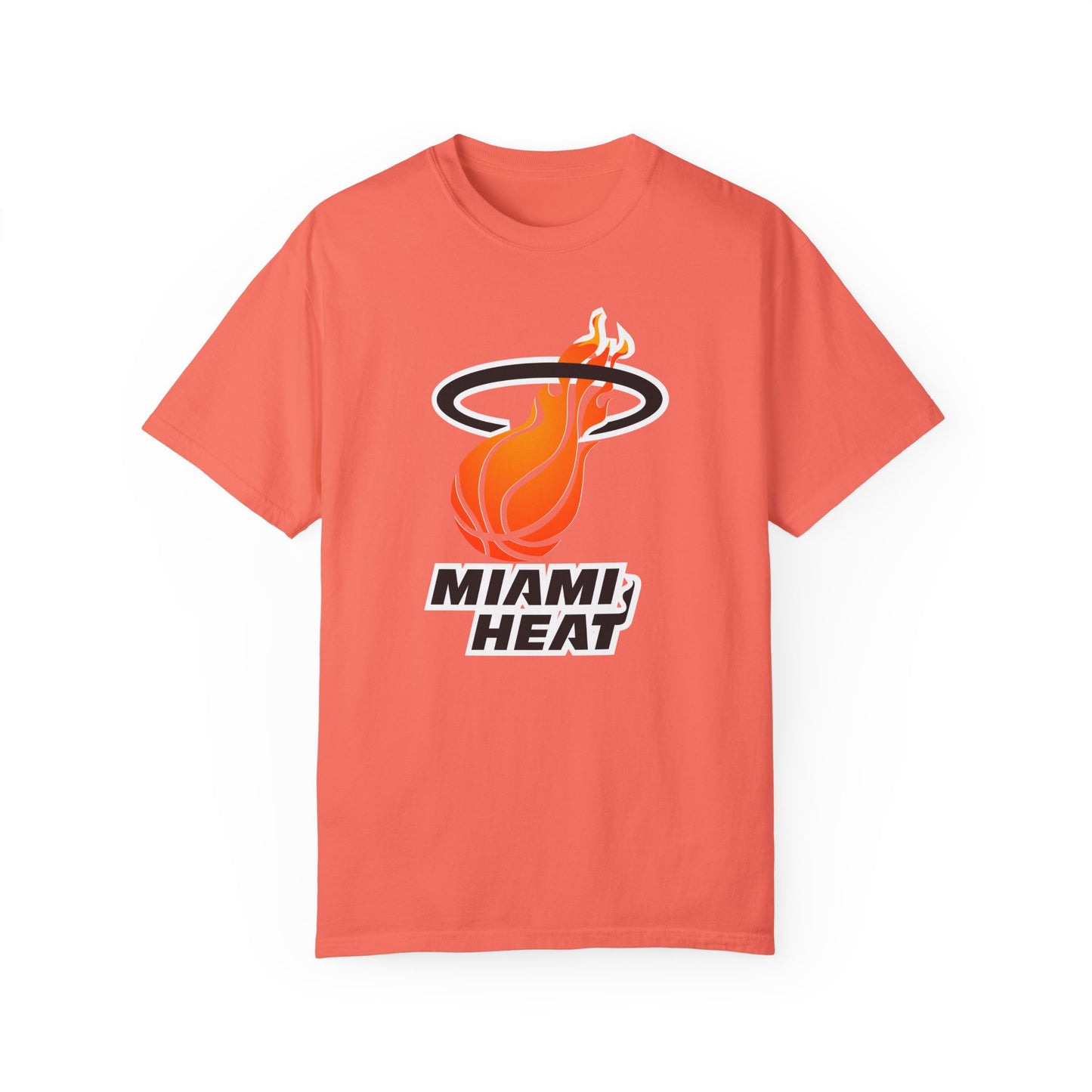 Miami Heat NBA Fans Garment-Dyed T-Shirt – Premium Cotton Tee for Customization