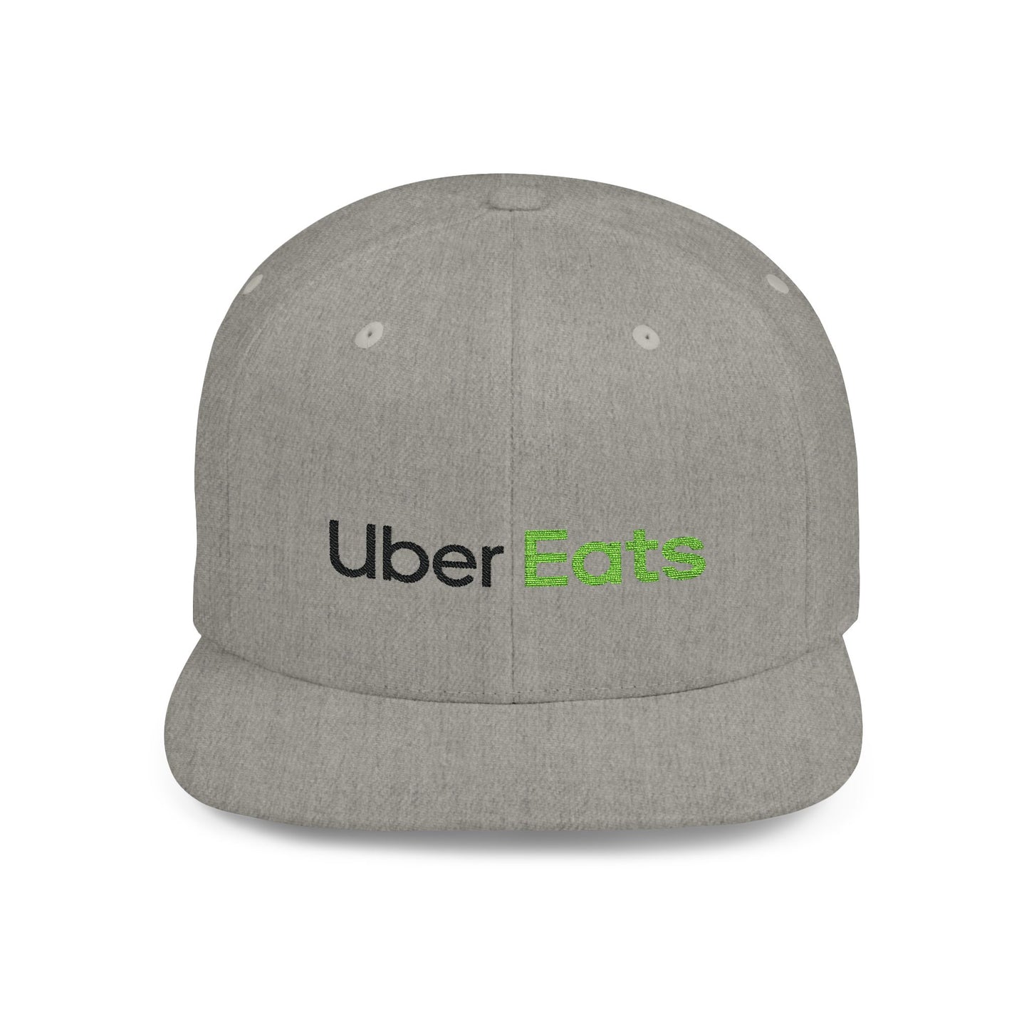 Uber Eat Flat Bill Snapback – Lightweight, Custom Fit, Premium Quality