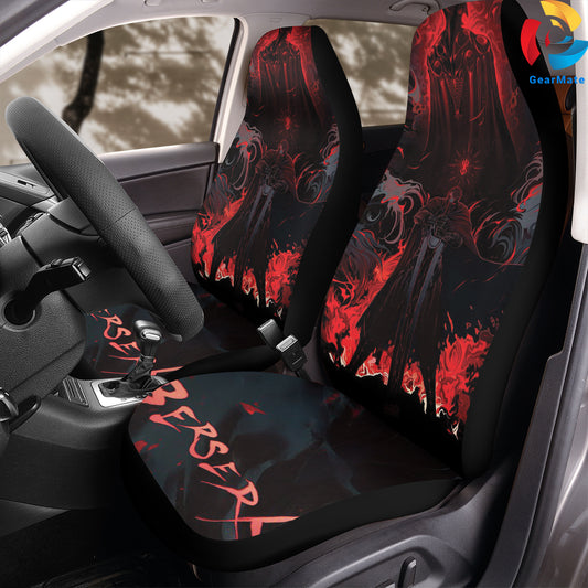 Berserk Dark Fantasy Guts Car Seat Covers – High Quality Graphic and Polar Fleece Protector Set