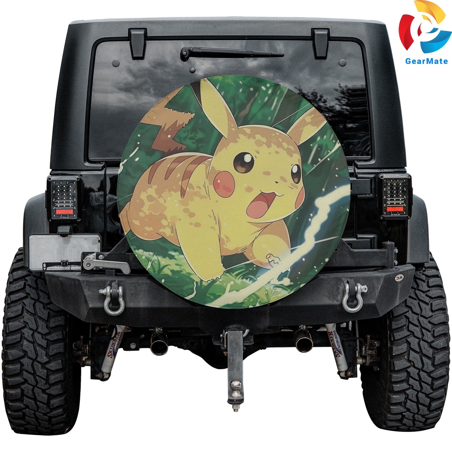 Pokemon Pikachu Anime Series Spare Tire Cover – Premium Waterproof UV Resistant Protector