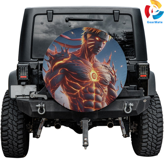 Naruto Uzumaki Naruto Anime Merch Spare Tire Cover – Premium Waterproof UV-Resistant Protector