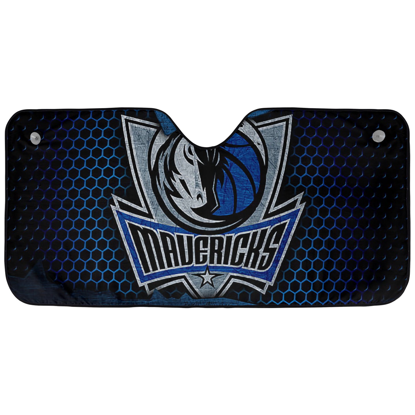 Basketball Dallas Maverick Hive Reflective Car Sunshade – Premium Heat & UV Protection, Universal Fit