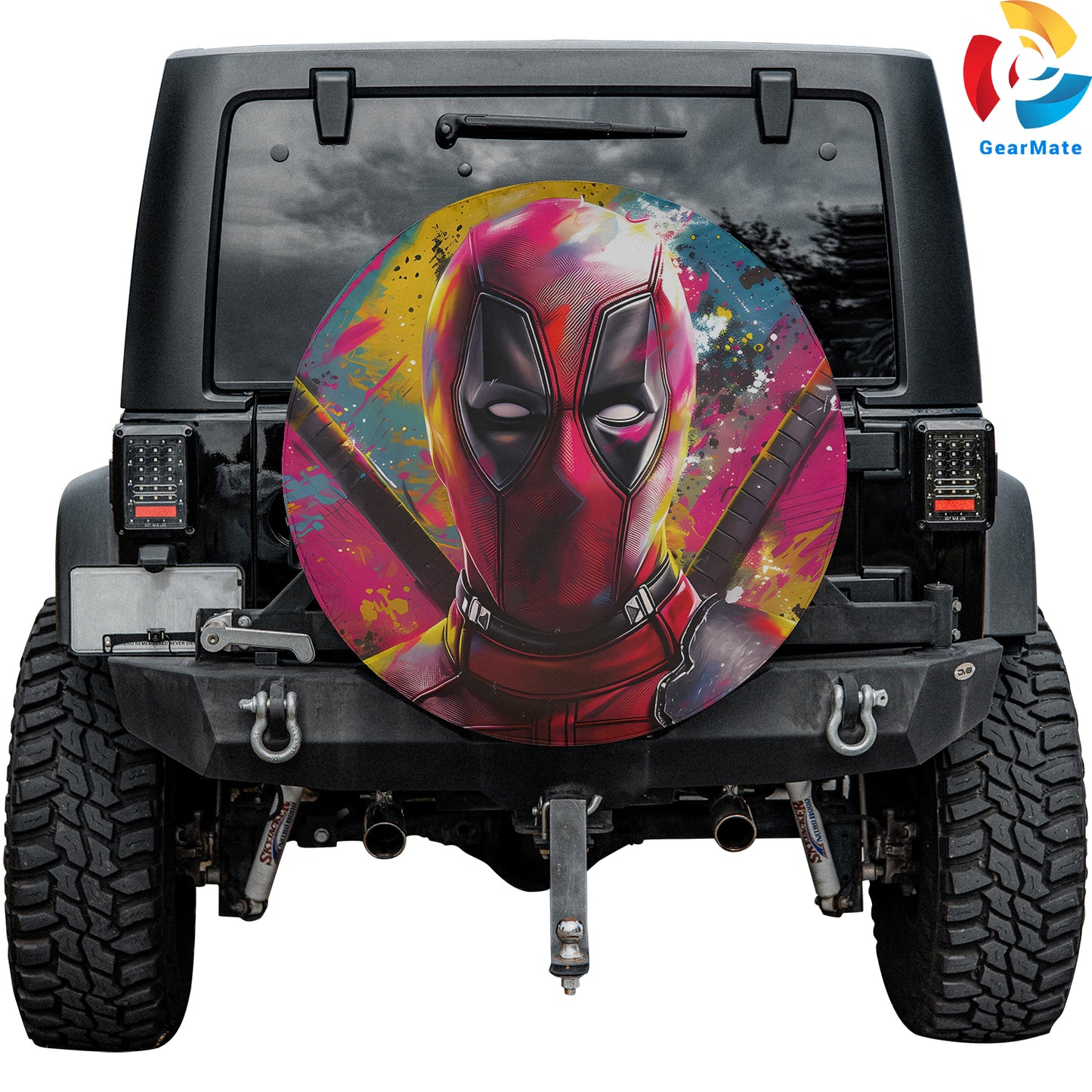 Marvel Deadpool Spare Tire Cover – Premium Waterproof UV Resistant Protector