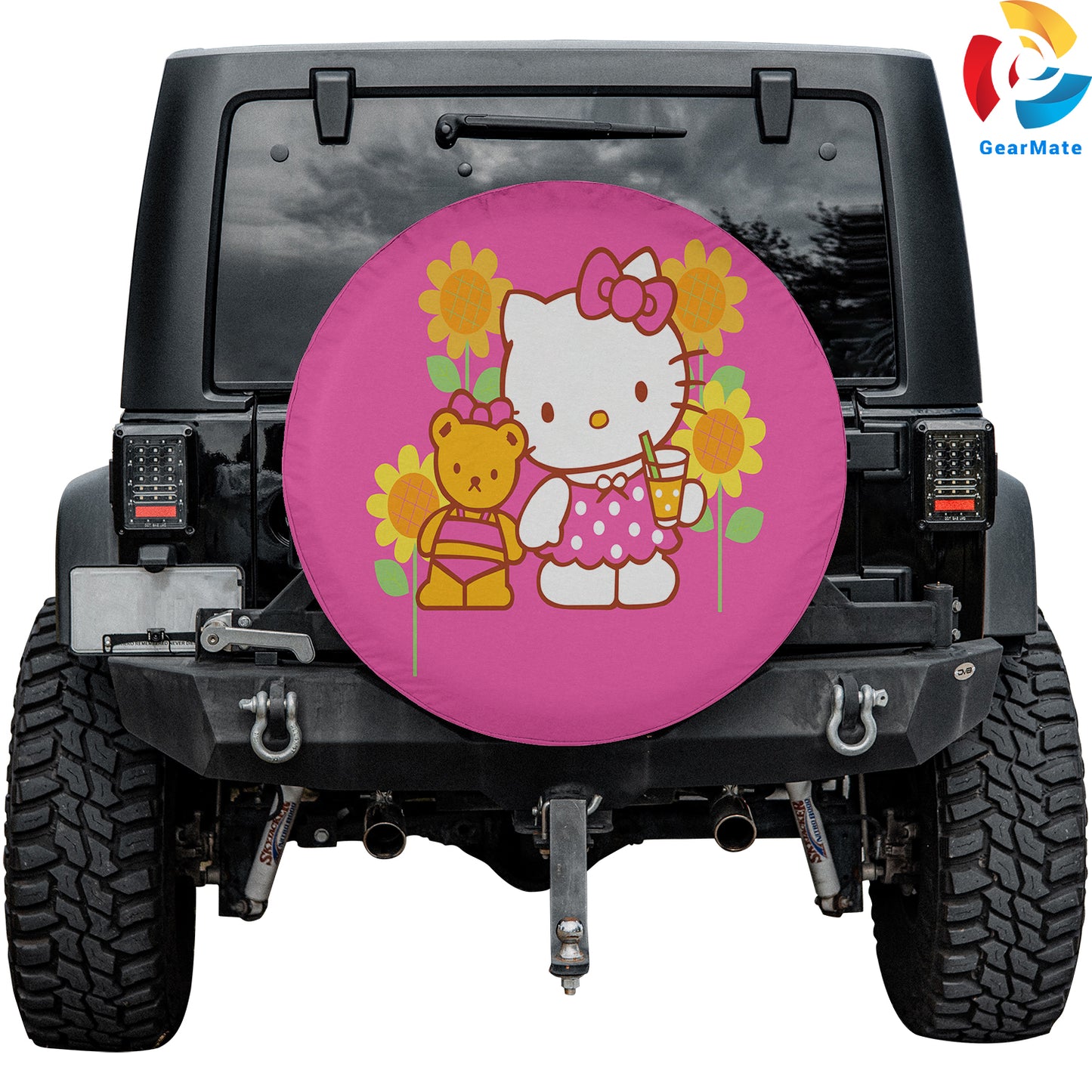 Hello Kitty Spare Tire Cover – Premium Waterproof UV Resistant Protector