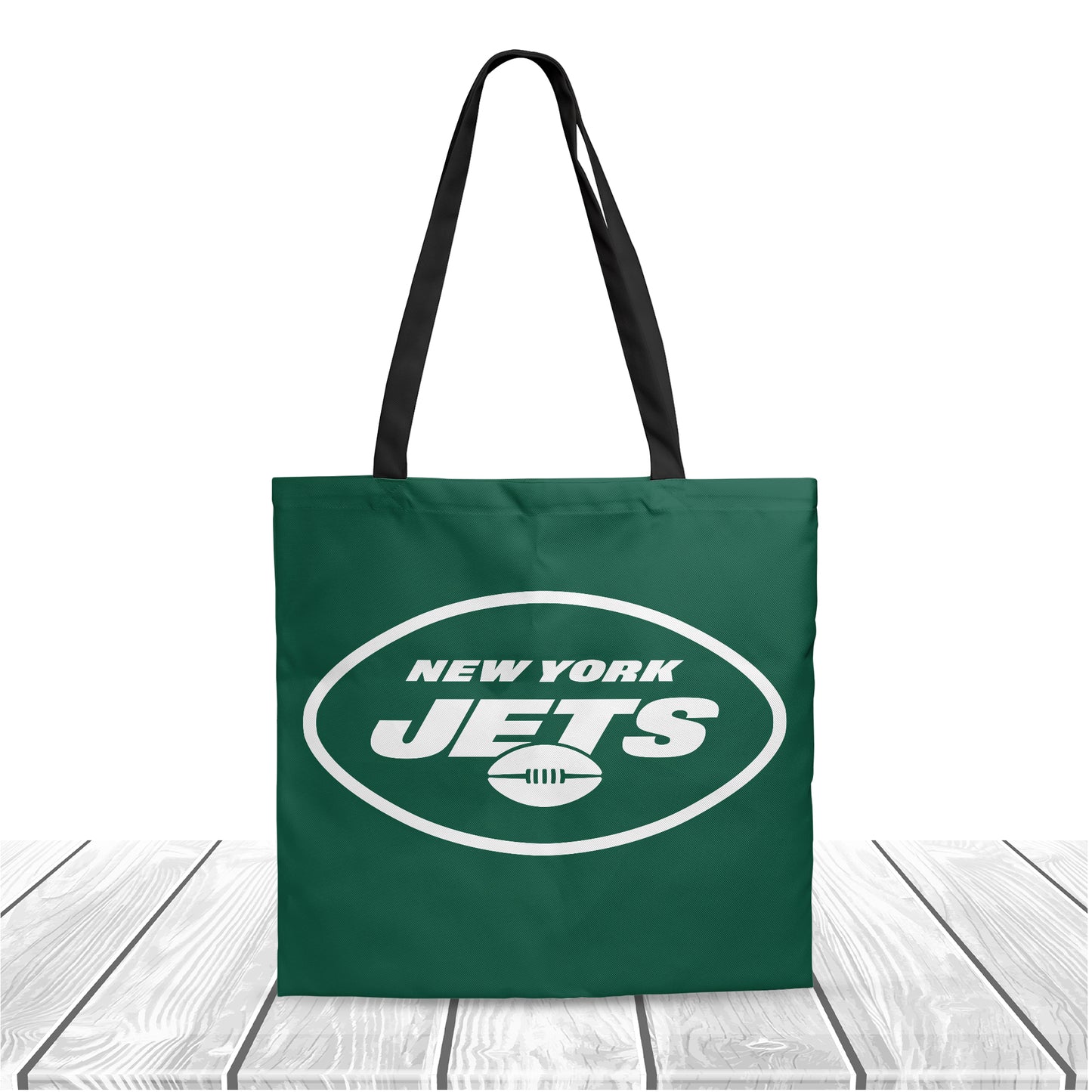 New York Jets Polyester Canvas Tote Bag – Durable and Stylish