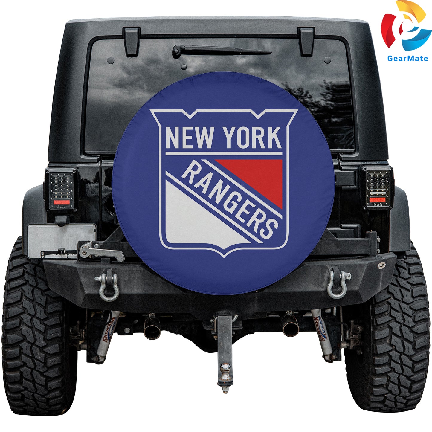 New York Rangers NHL Hookey Season Spare Tire Cover – Premium Waterproof UV-Resistant Protector