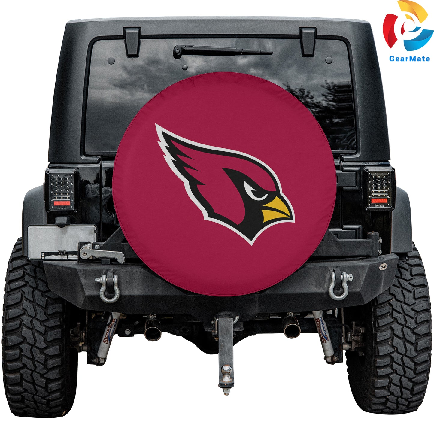 Arizona Cardinals NFL Season Spare Tire Cover – Premium Waterproof UV-Resistant Protector