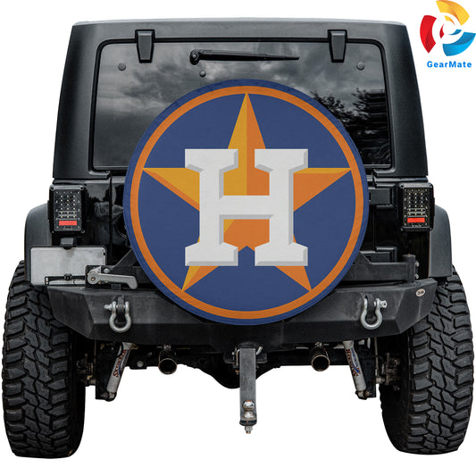 Houston Astros MLB Baseball Spare Tire Cover – Premium Waterproof UV-Resistant Protector