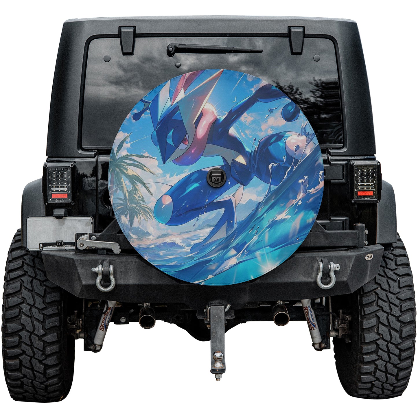 Pokemon Greninja Anime Spare Tire Cover – Premium Waterproof UV Resistant Protector