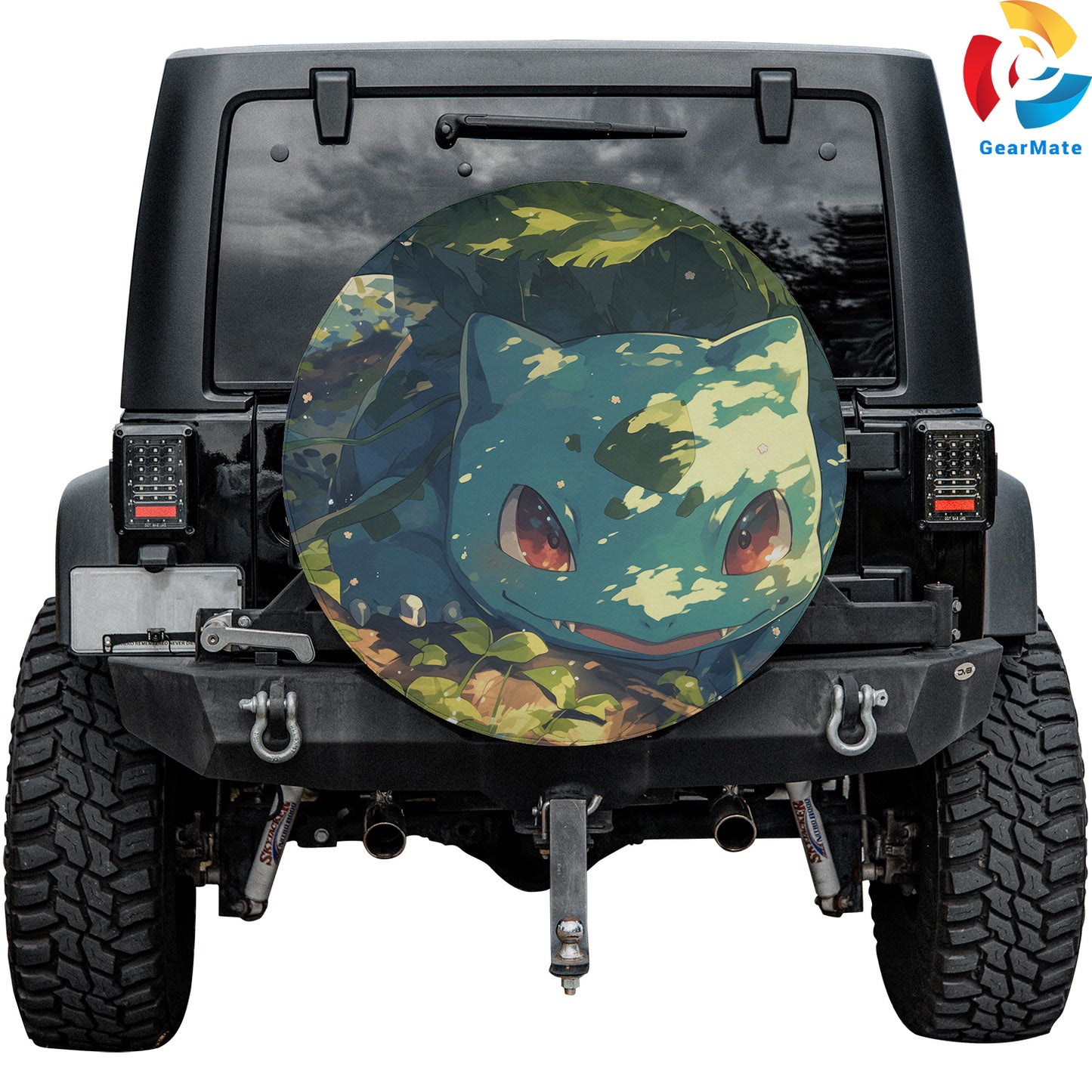 Pokemon Ivysaur Anime Spare Tire Cover – Premium Waterproof UV Resistant Protector
