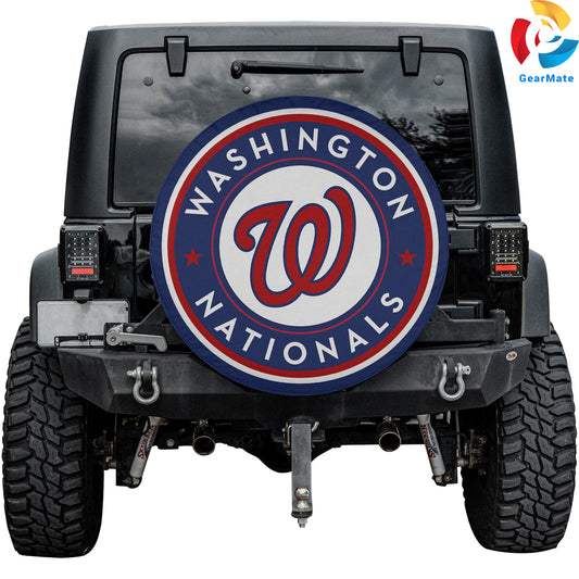 Washington Nationals MLB Baseball Spare Tire Cover – Premium Waterproof UV-Resistant Protector