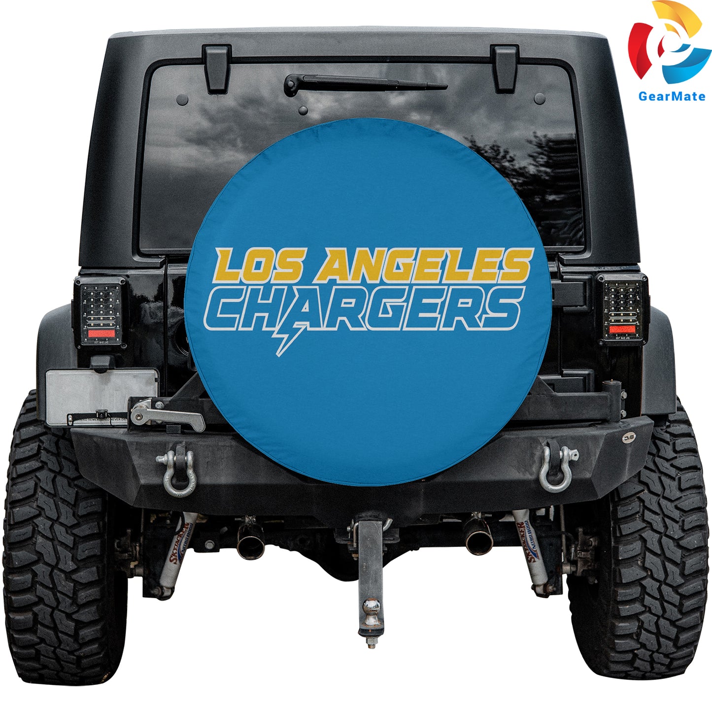 Los Angeles Chargers Football Season Spare Tire Cover – Premium Waterproof UV-Resistant Protector