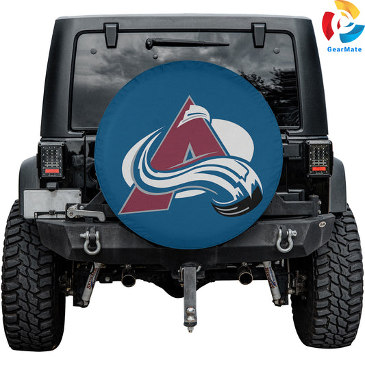 Colorado Avalanche NHL Hockey Season Spare Tire Cover – Premium Waterproof UV-Resistant Protector