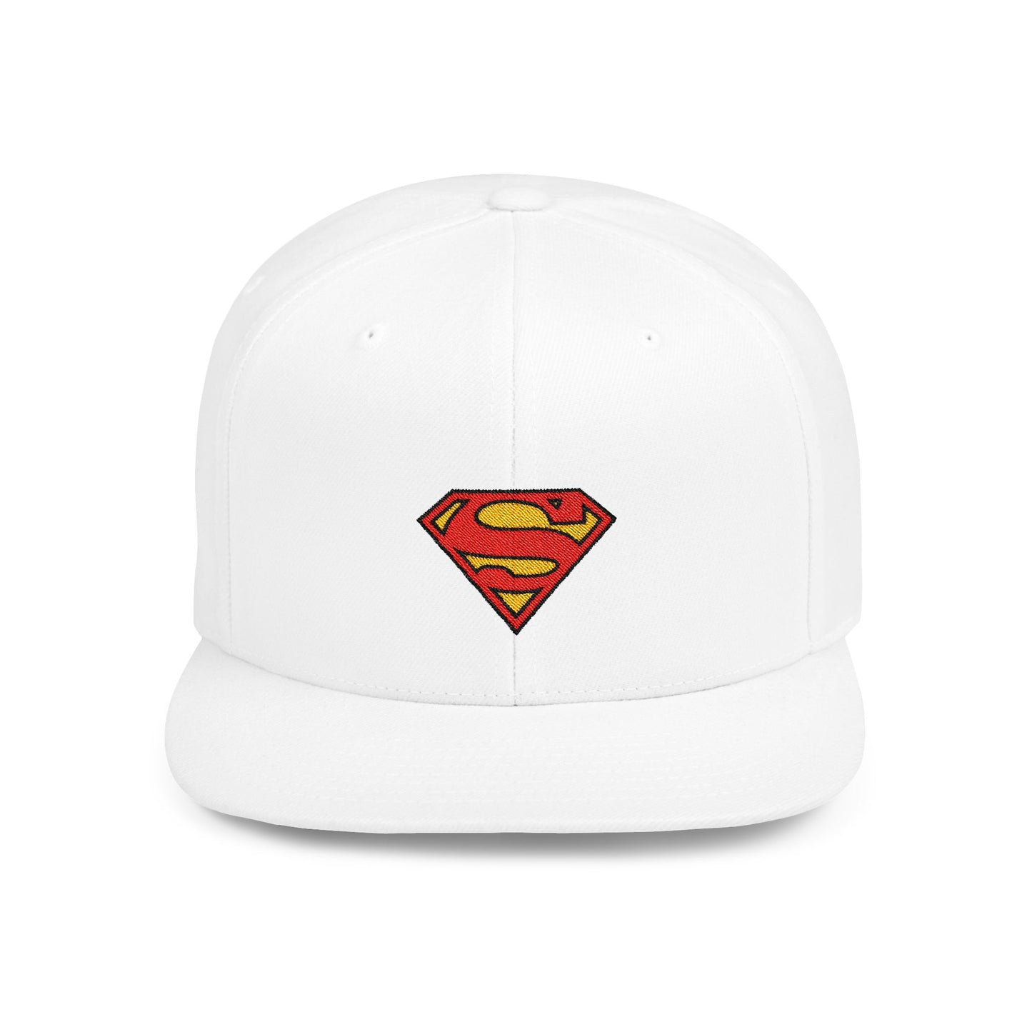 Superman Flat Bill Snapback – Lightweight, Custom Fit, Premium Quality