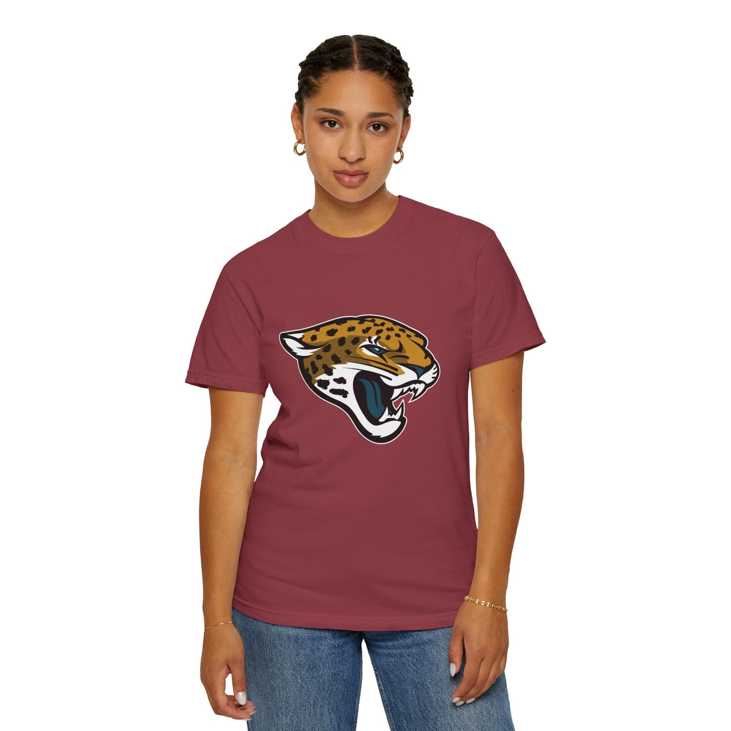 Jacksonville Jaguars Team Merch Garment-Dyed T-Shirt – Premium Cotton Tee for Customization