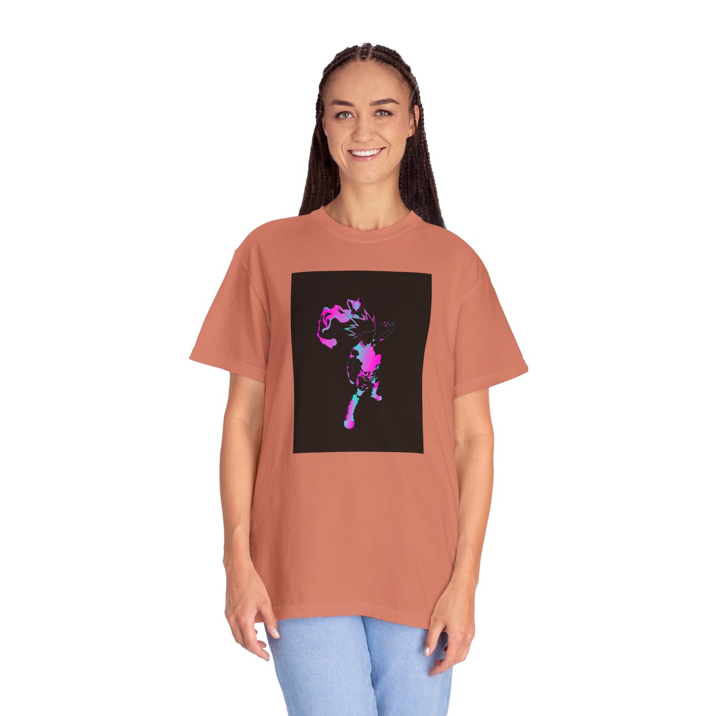 Hunter x Hunter Aesthetic Anime Garment-Dyed T-Shirt – Premium Cotton Tee for Customization