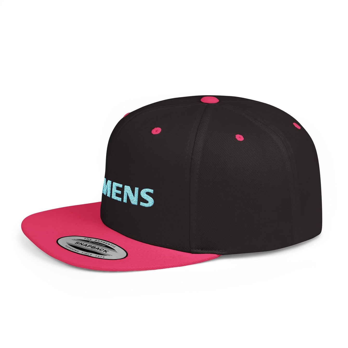 Siemens Flat Bill Snapback – Lightweight, Custom Fit, Premium Quality