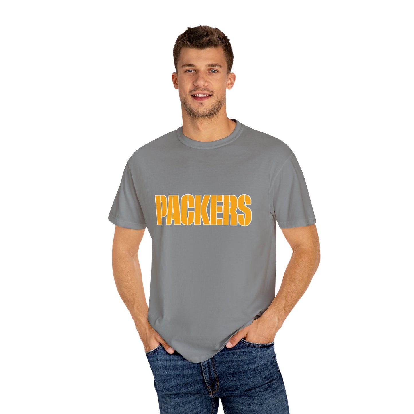 Green Bay Packers Gear Garment-Dyed T-Shirt – Premium Cotton Tee for Customization