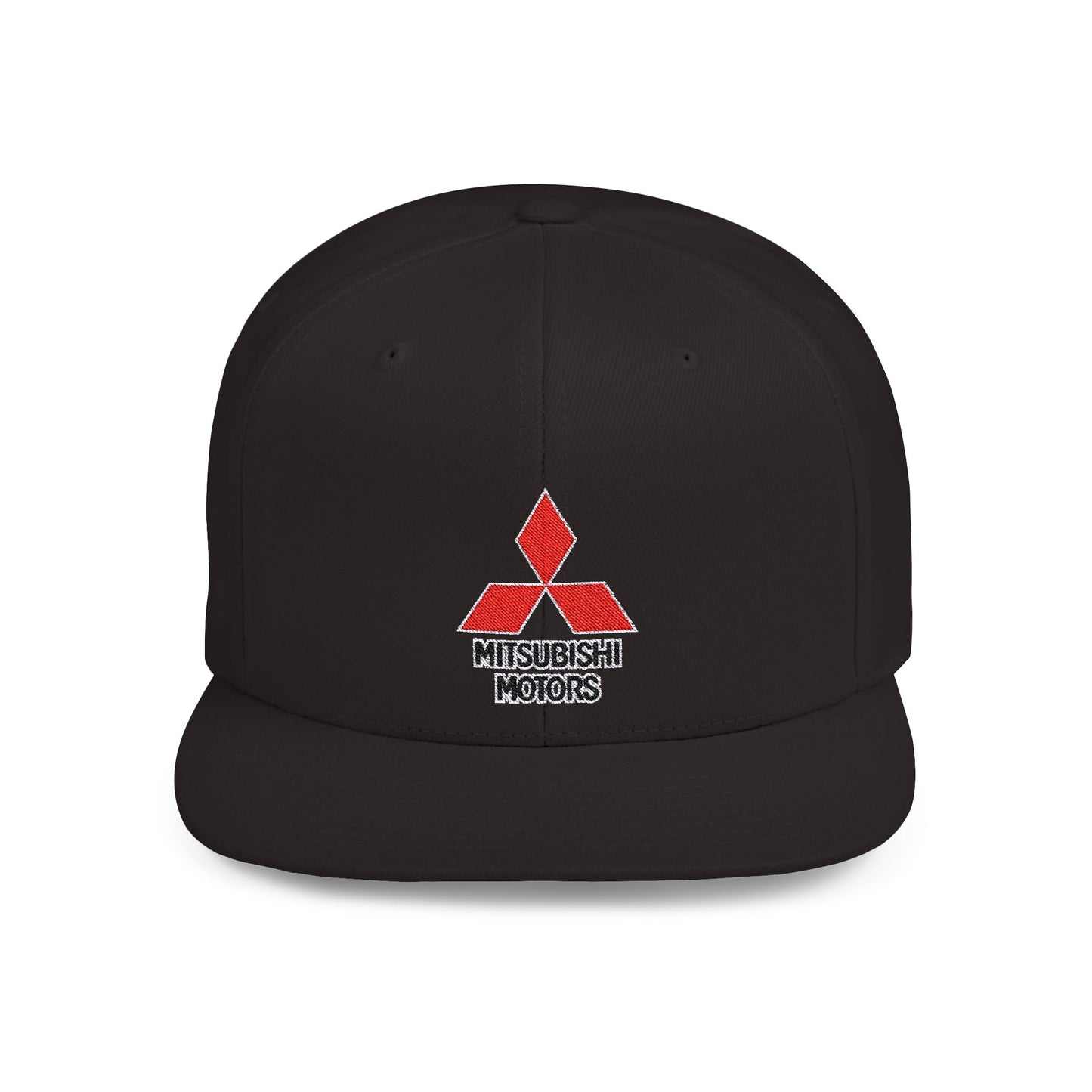 Mitsubishi Motors Flat Bill Snapback – Lightweight, Custom Fit, Premium Quality