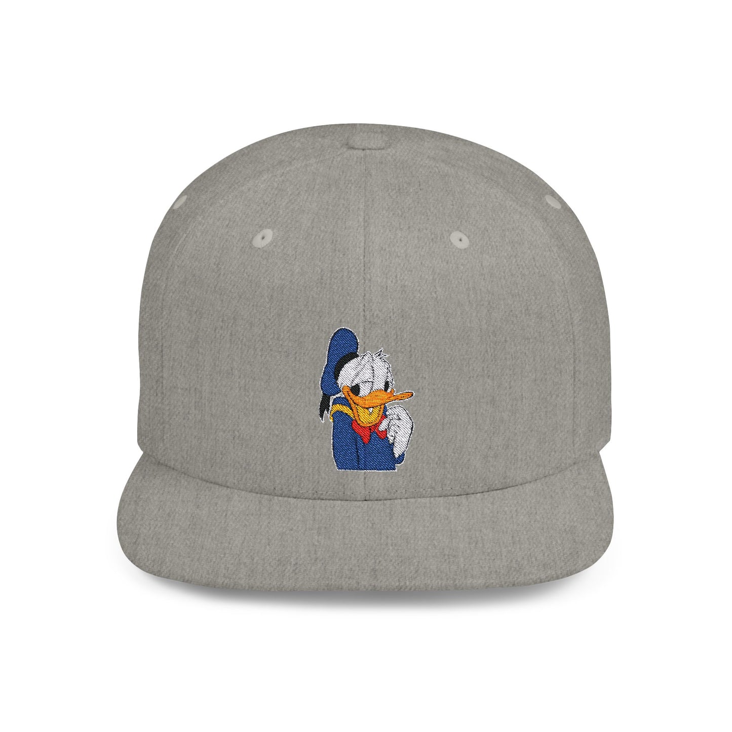 Donald Duck Fun Flat Bill Snapback – Lightweight, Custom Fit, Premium Quality