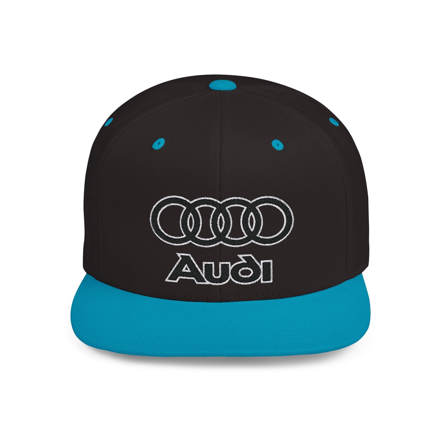 Audi Flat Bill Snapback – Lightweight, Custom Fit, Premium Quality