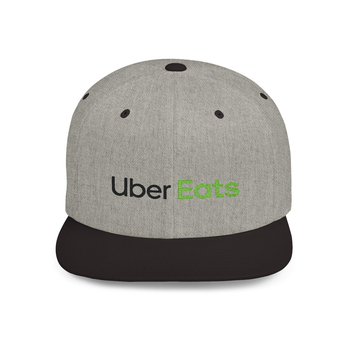 Uber Eat Flat Bill Snapback – Lightweight, Custom Fit, Premium Quality