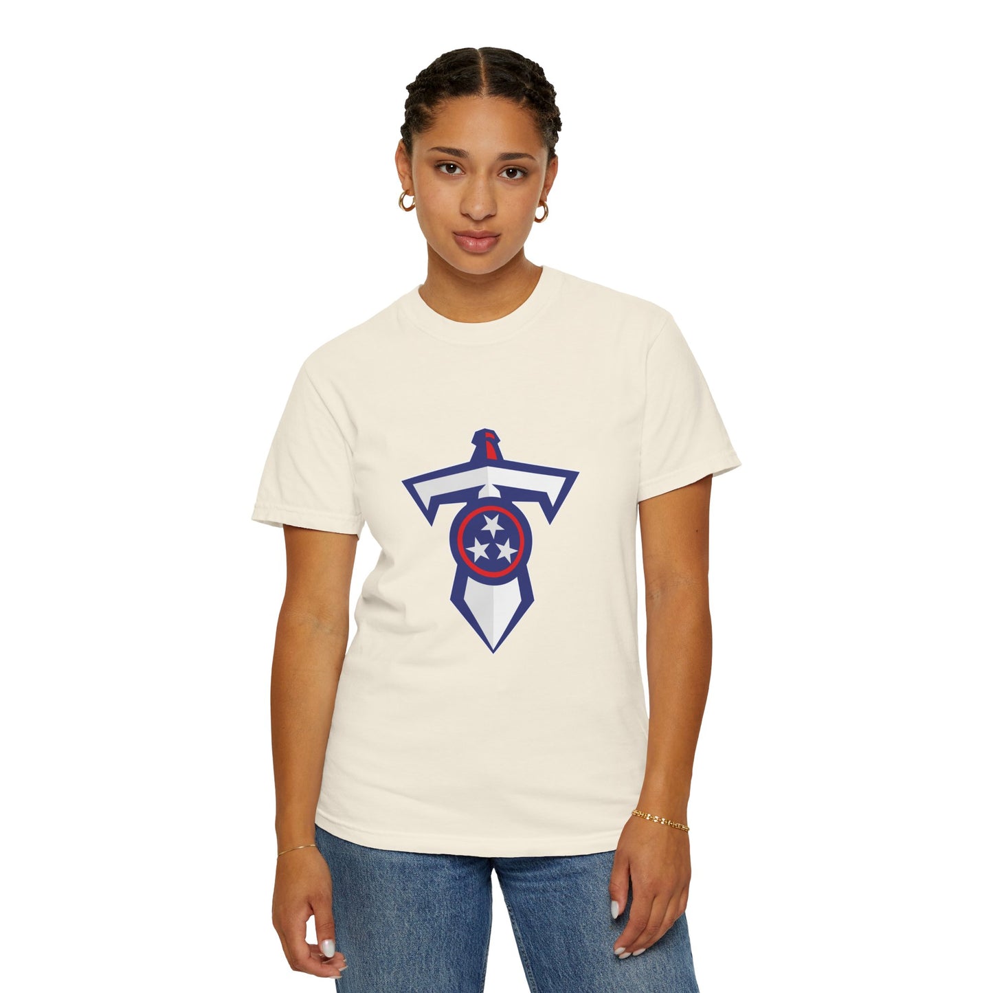 Tennessee Titans Apparel Garment-Dyed T-Shirt – Premium Cotton Tee for Customization