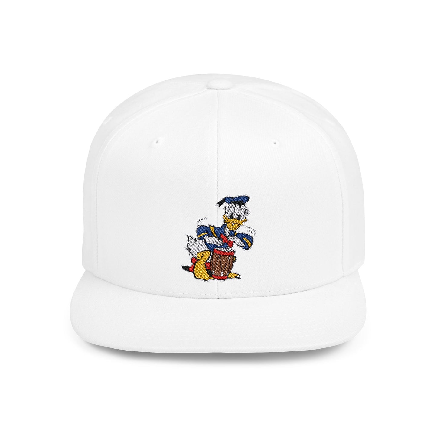 Donald Duck Trumping Flat Bill Snapback – Lightweight, Custom Fit, Premium Quality