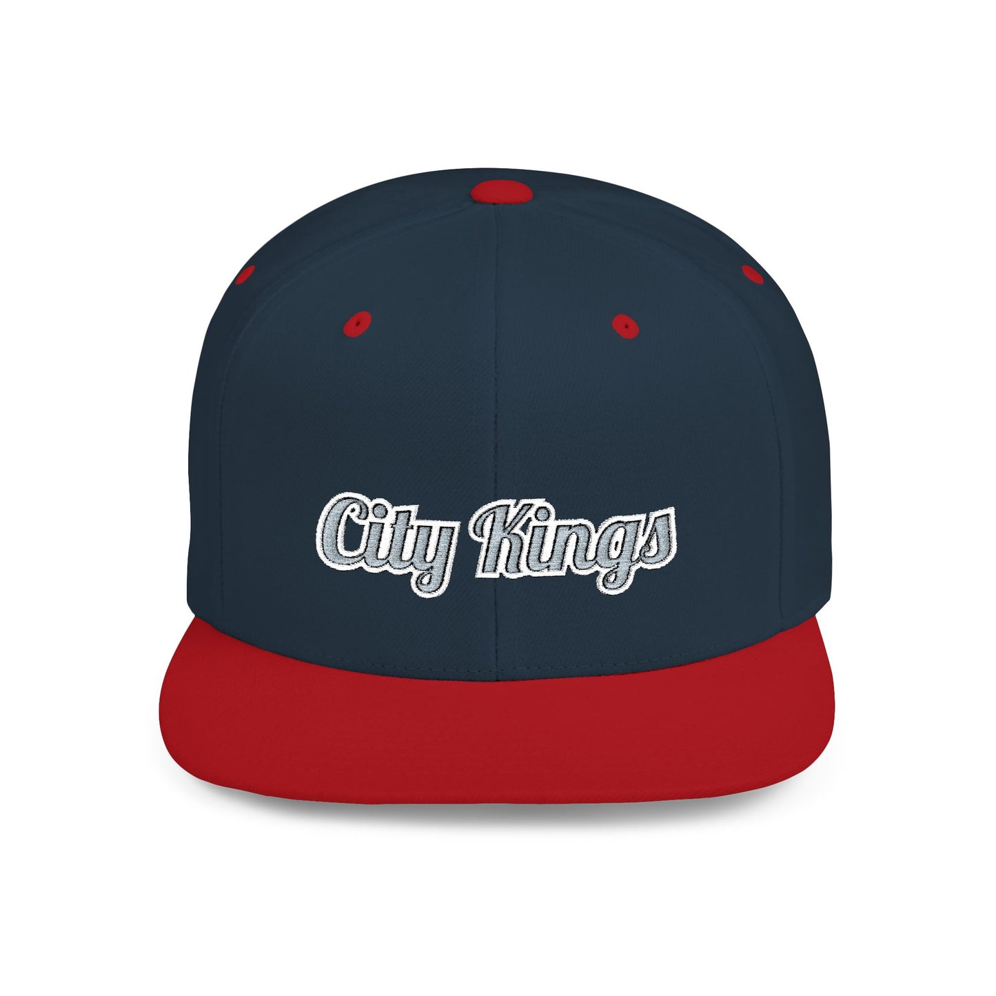Text City Kings Flat Bill Snapback – Lightweight, Custom Fit, Premium Quality