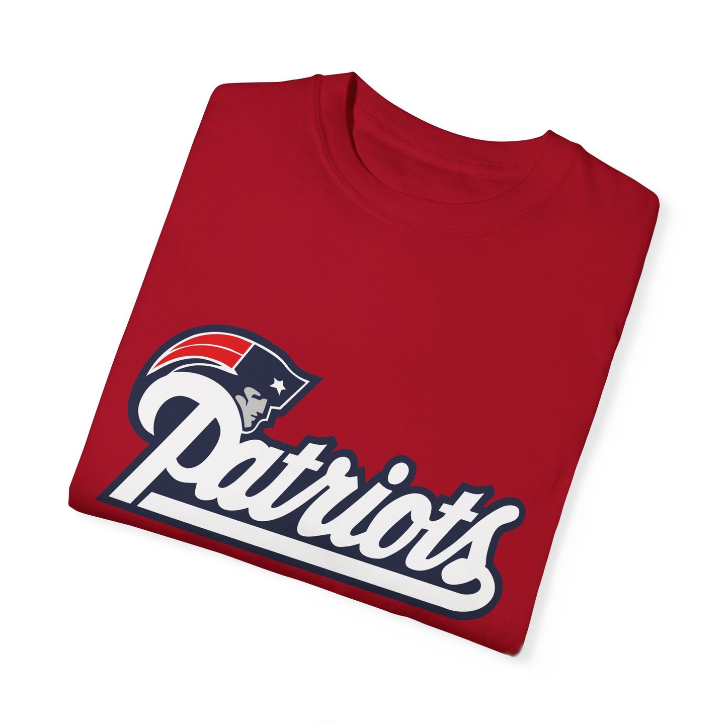 New England Patriots Fan Outfit Garment-Dyed T-Shirt – Premium Cotton Tee for Customization