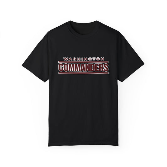 Washington Commanders Gear Garment-Dyed T-Shirt – Premium Cotton Tee for Customization