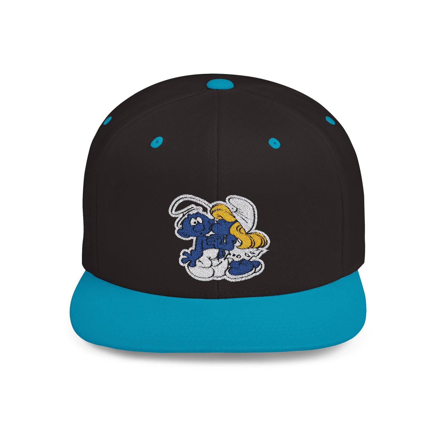 The Smurf Love Flat Bill Snapback – Lightweight, Custom Fit, Premium Quality