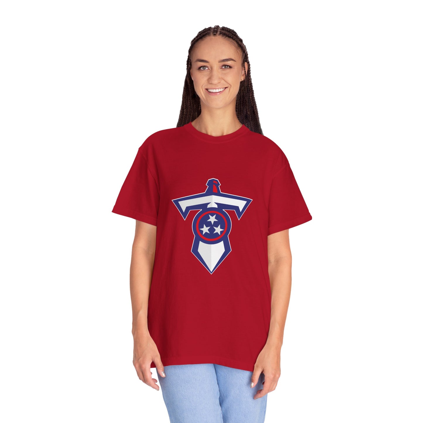 Tennessee Titans Apparel Garment-Dyed T-Shirt – Premium Cotton Tee for Customization