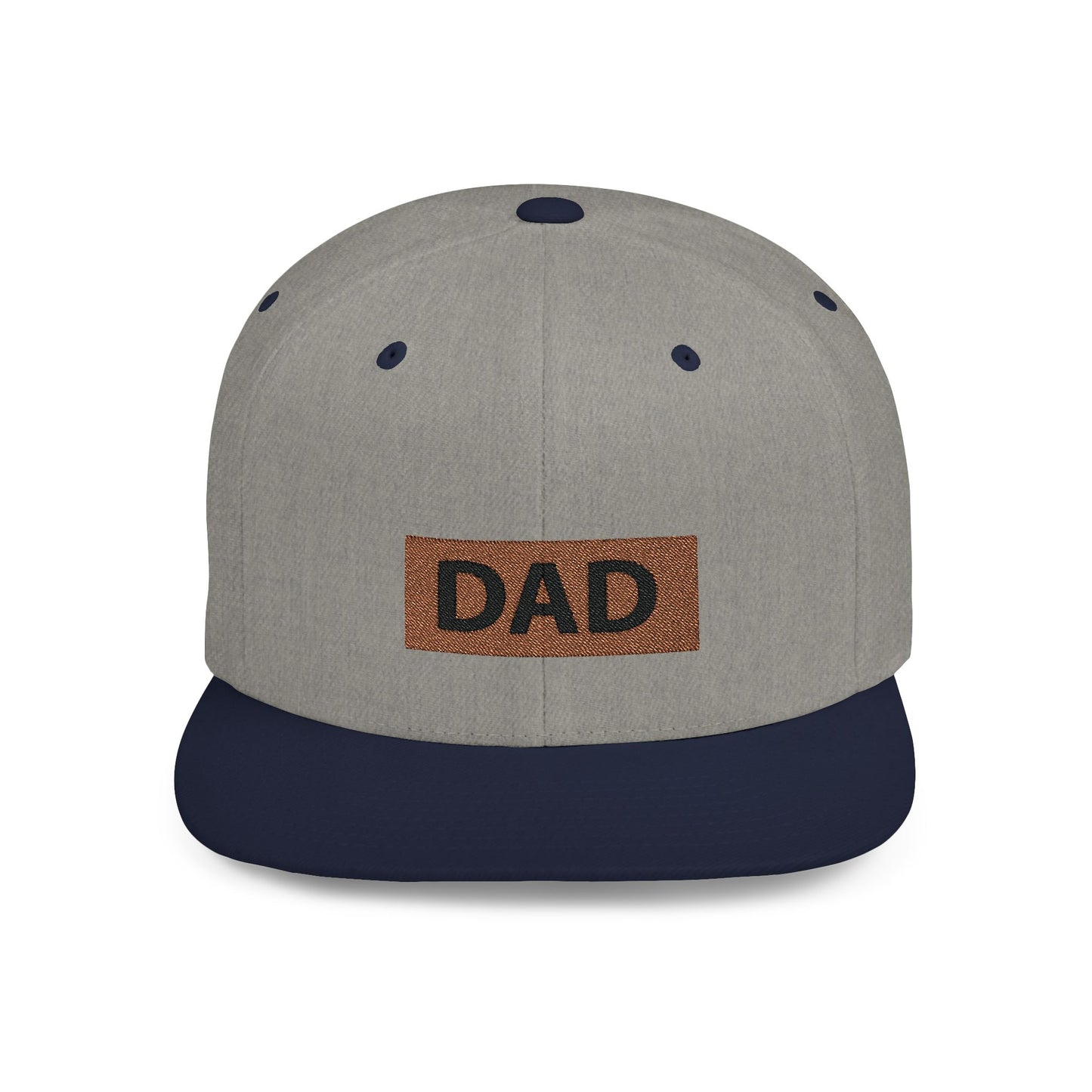 Dad Flat Bill Snapback – Lightweight, Custom Fit, Premium Quality