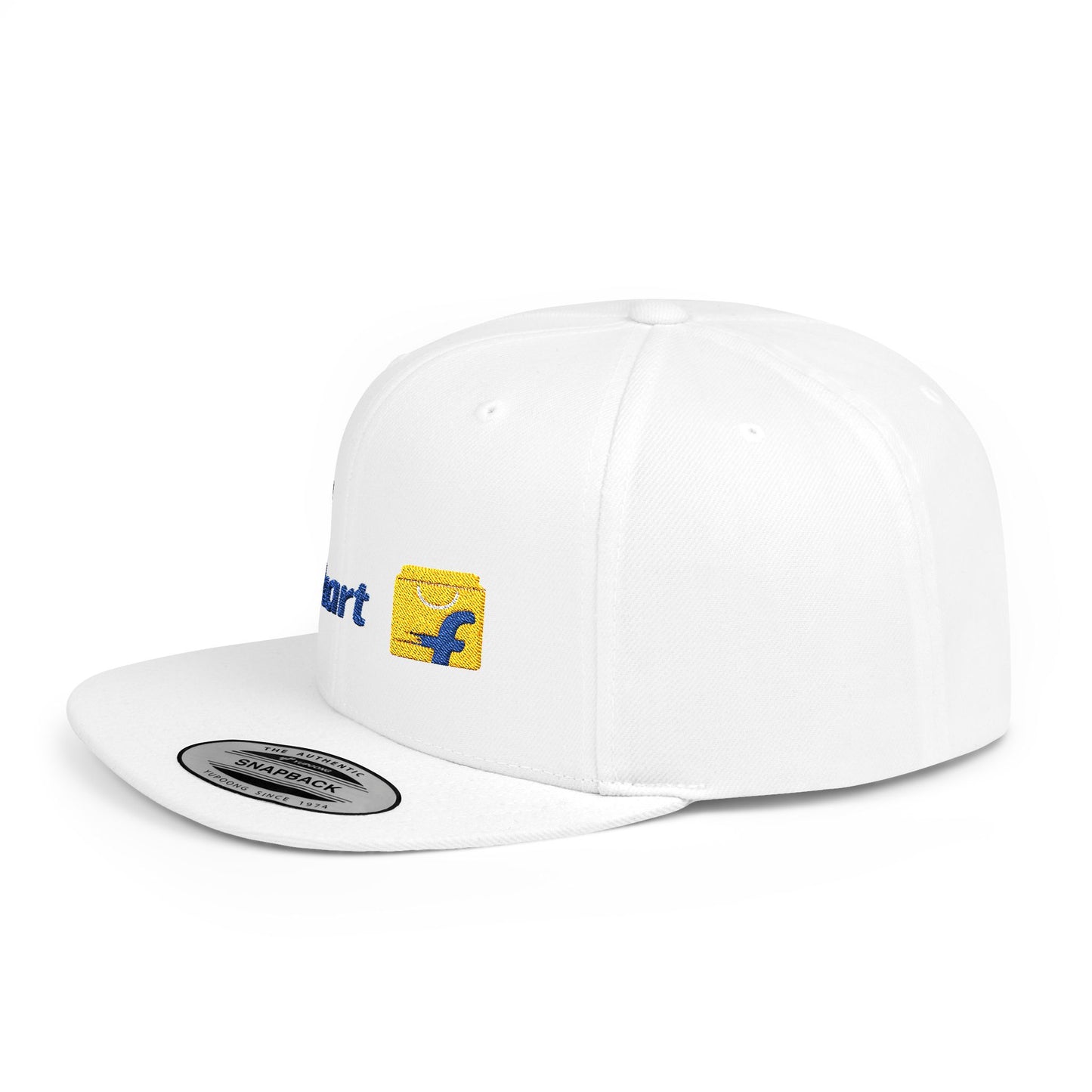 Flipkart Flat Bill Snapback – Lightweight, Custom Fit, Premium Quality